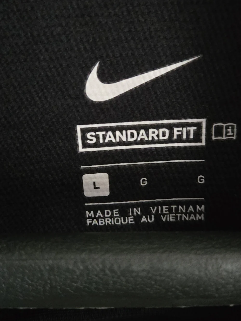 Nike Pro Black Half-Zip Hoodie with Coral Swoosh - Picture 11 of 11